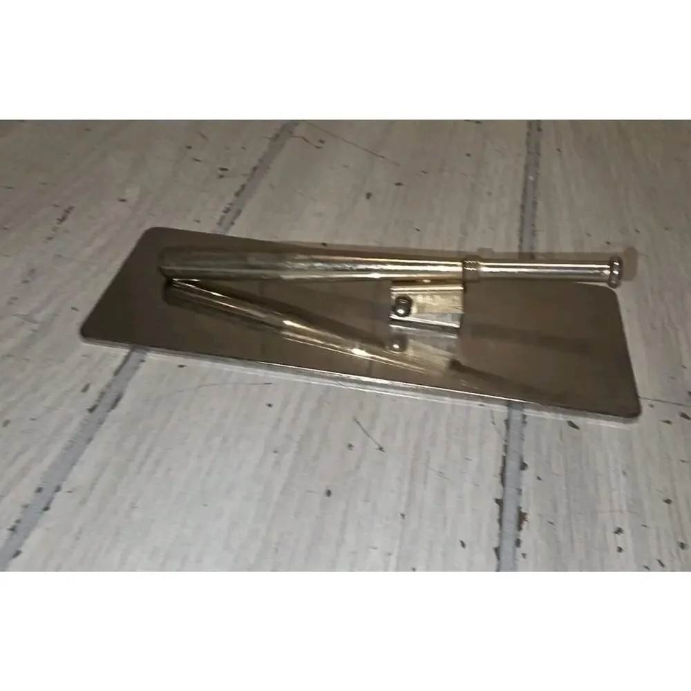 Vintage Baseball Paper Holder 1970s Brass Clip Board Document Novelty Office